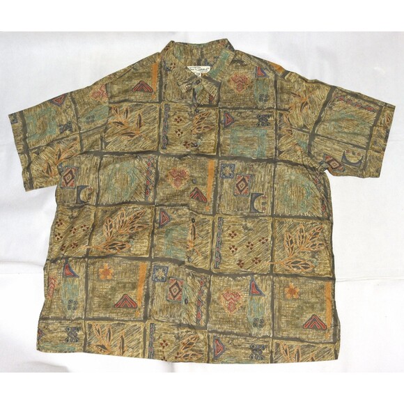 Tori Richard Honolulu Men's Short Sleeve Button Front Shirt Size 2XB - Picture 1 of 7